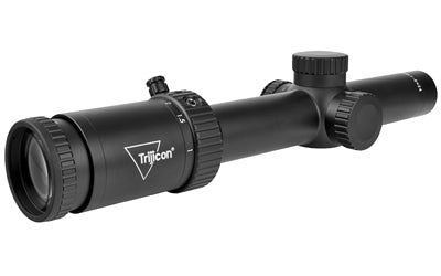 Trijicon Credo HX 1-6x24mm First Focal Plane Riflescope with Red MOA Segmented Circle |  30mm Tube |  Satin Black |  Low Capped Adjusters