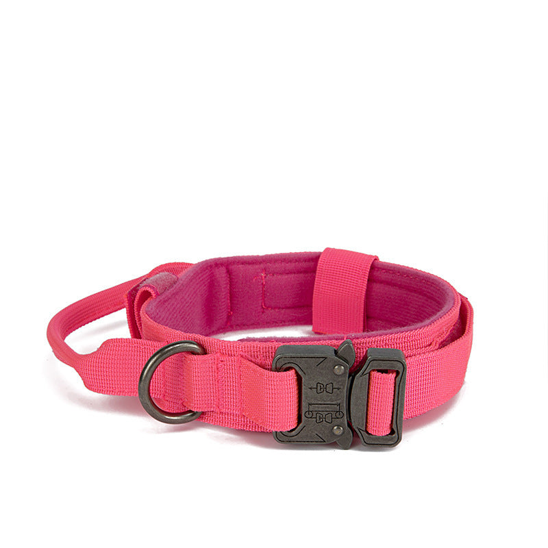 Adjustable Tactical Dog Collar for Training and Outdoor Adventures