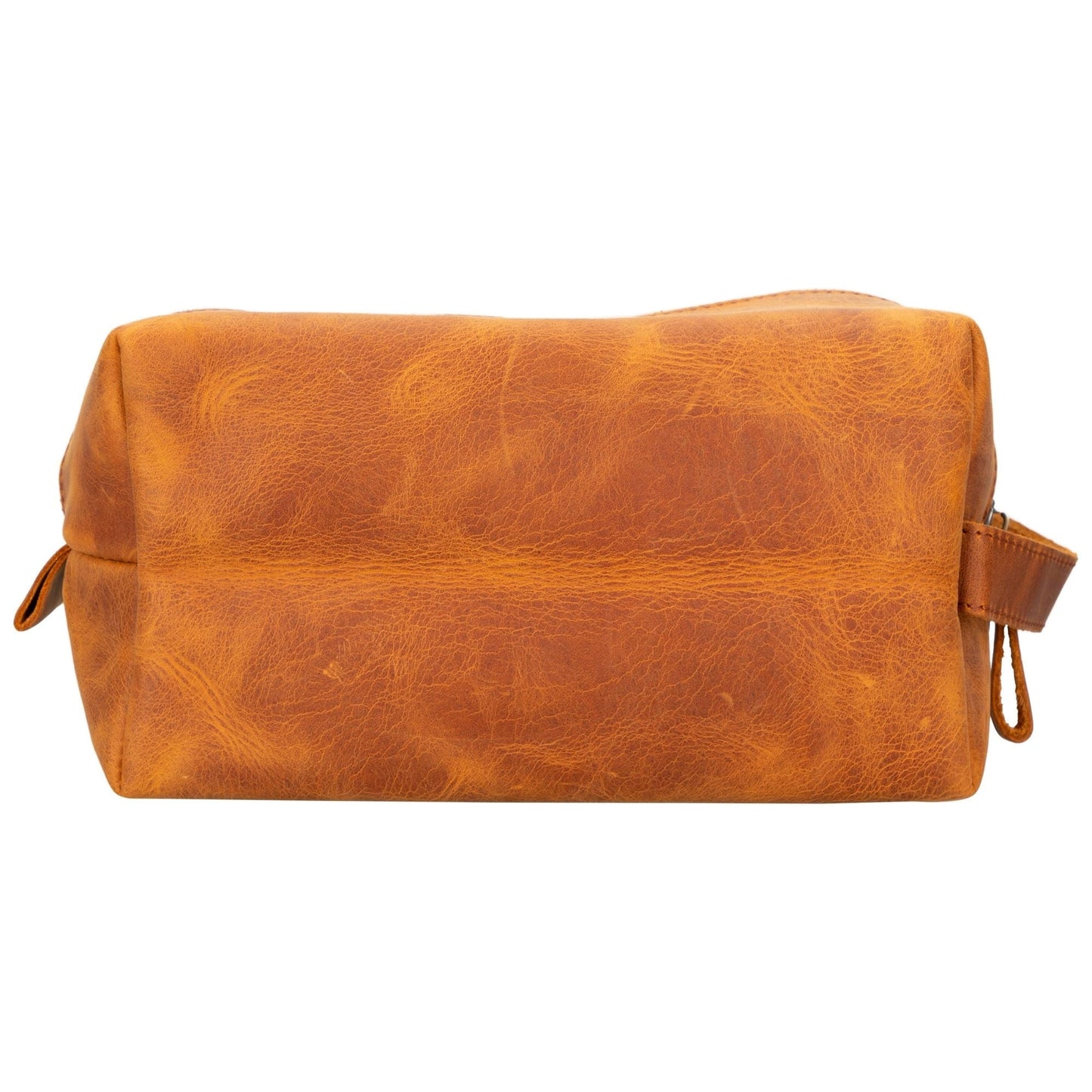 Oswego Men's Leather Dopp Kit & Small Travel Handbag