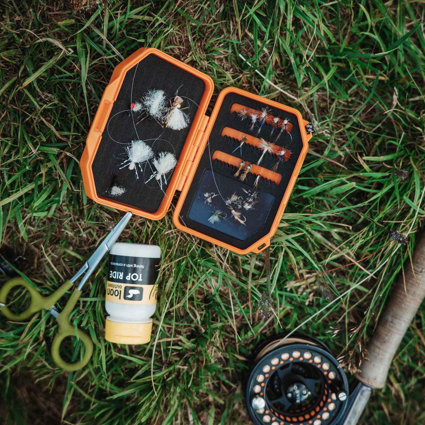 Micro Fly Box | Hot Spot Orange