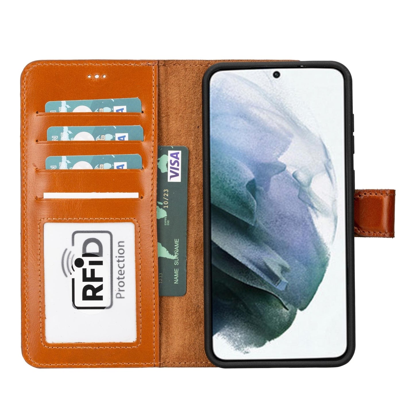 Buffalo Samsung Galaxy S21 Series Detachable Leather Wallet Case