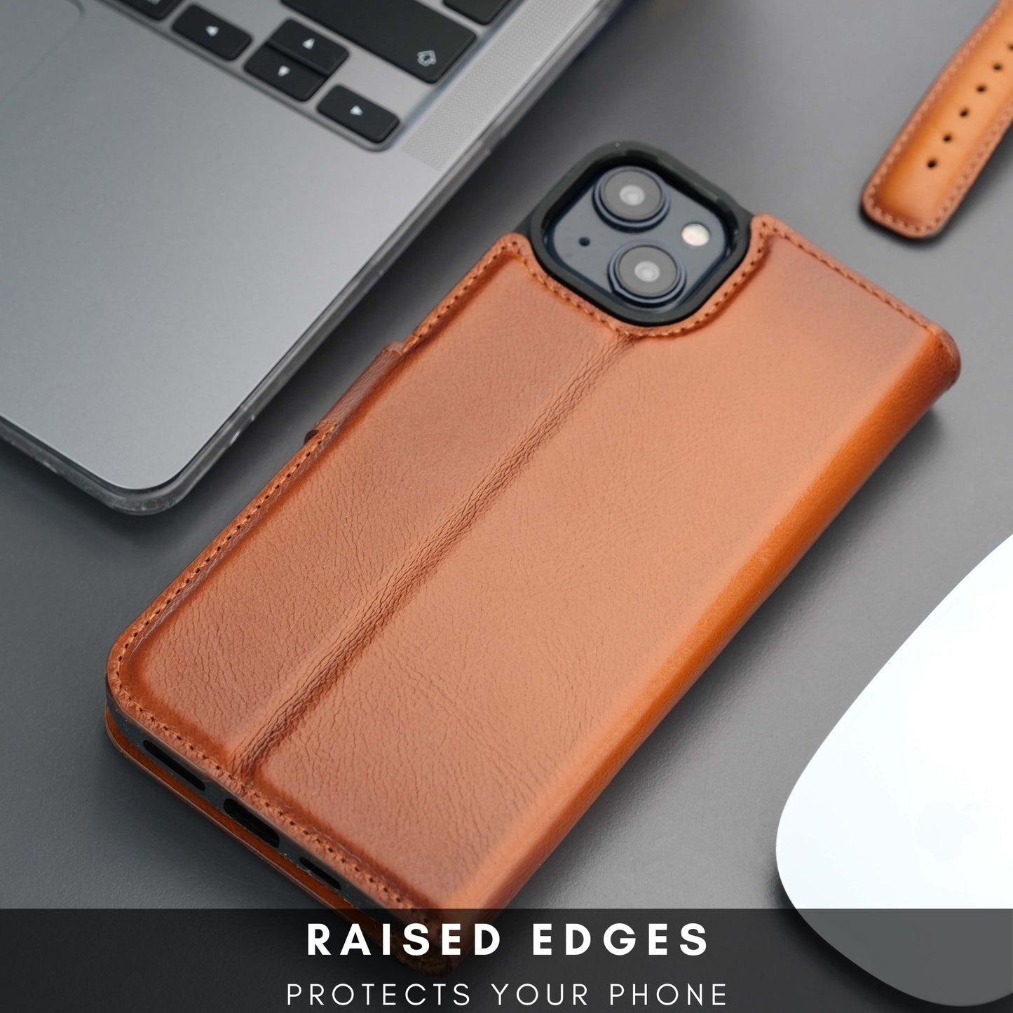 Casper iPhone 16 Plus Wallet Case Leather MagSafe