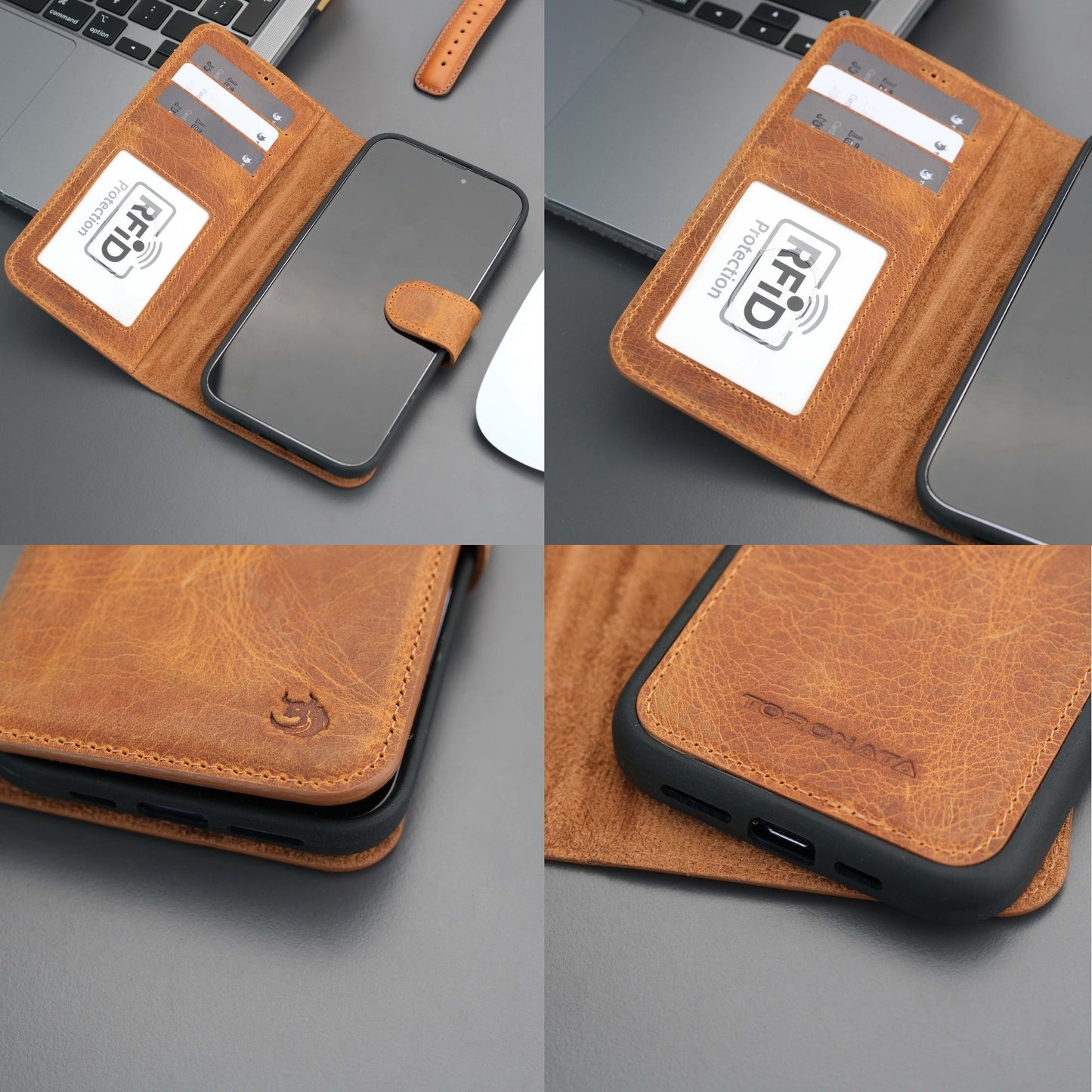 Casper Leather iPhone 14 Pro Wallet Case | MagSafe