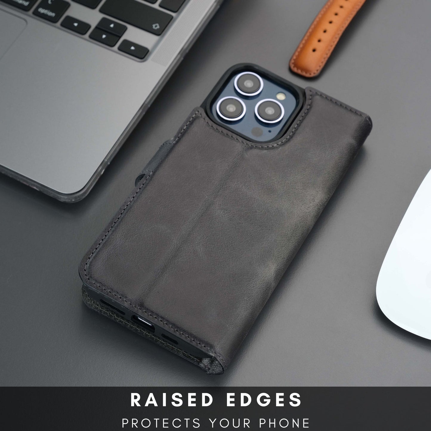 Casper Leather iPhone 14 Pro Max Wallet Case | MagSafe