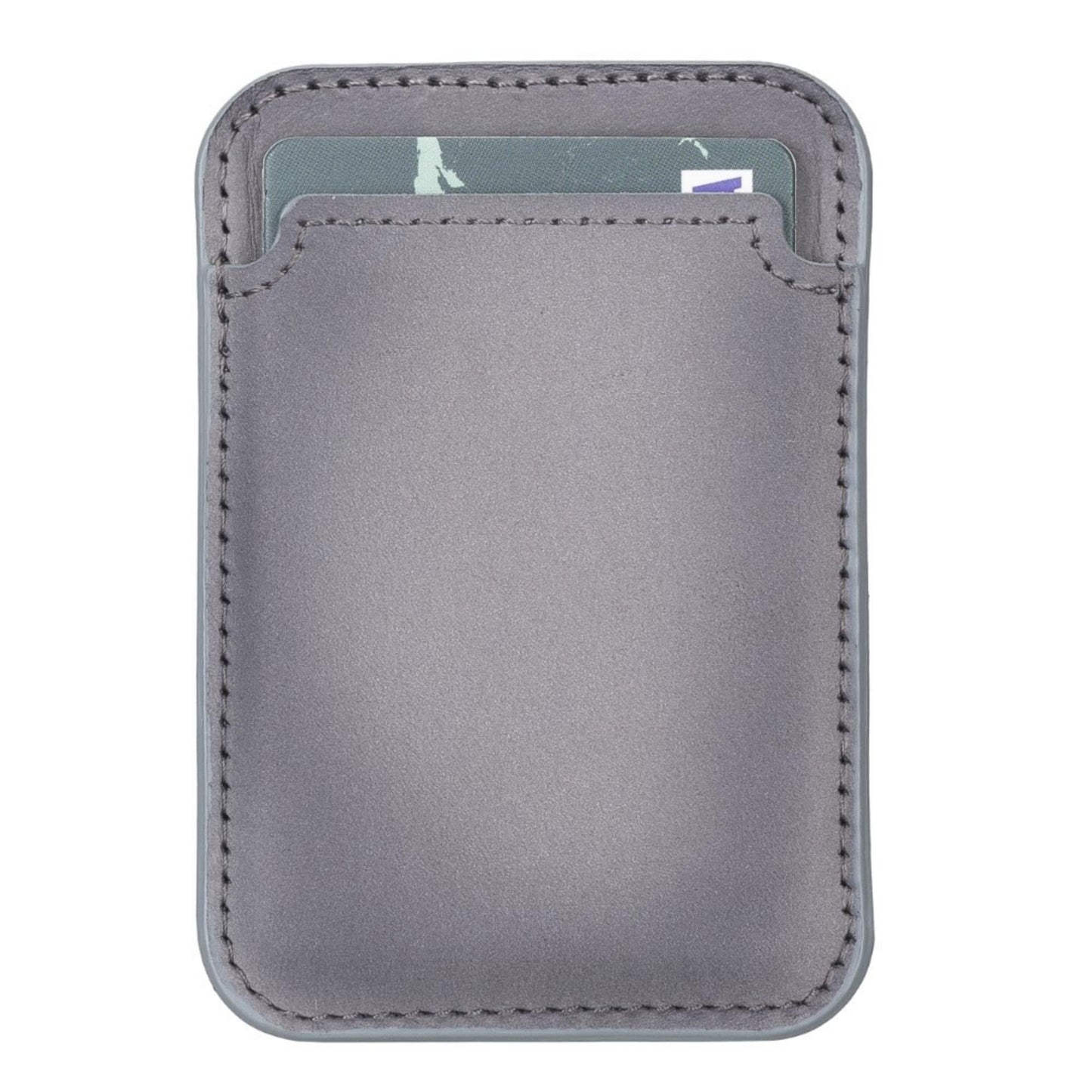 Cortland Full-Grain Leather Card Holder Wallet with Magnet