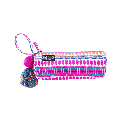 Embroidered Zipper Pouch - Arya