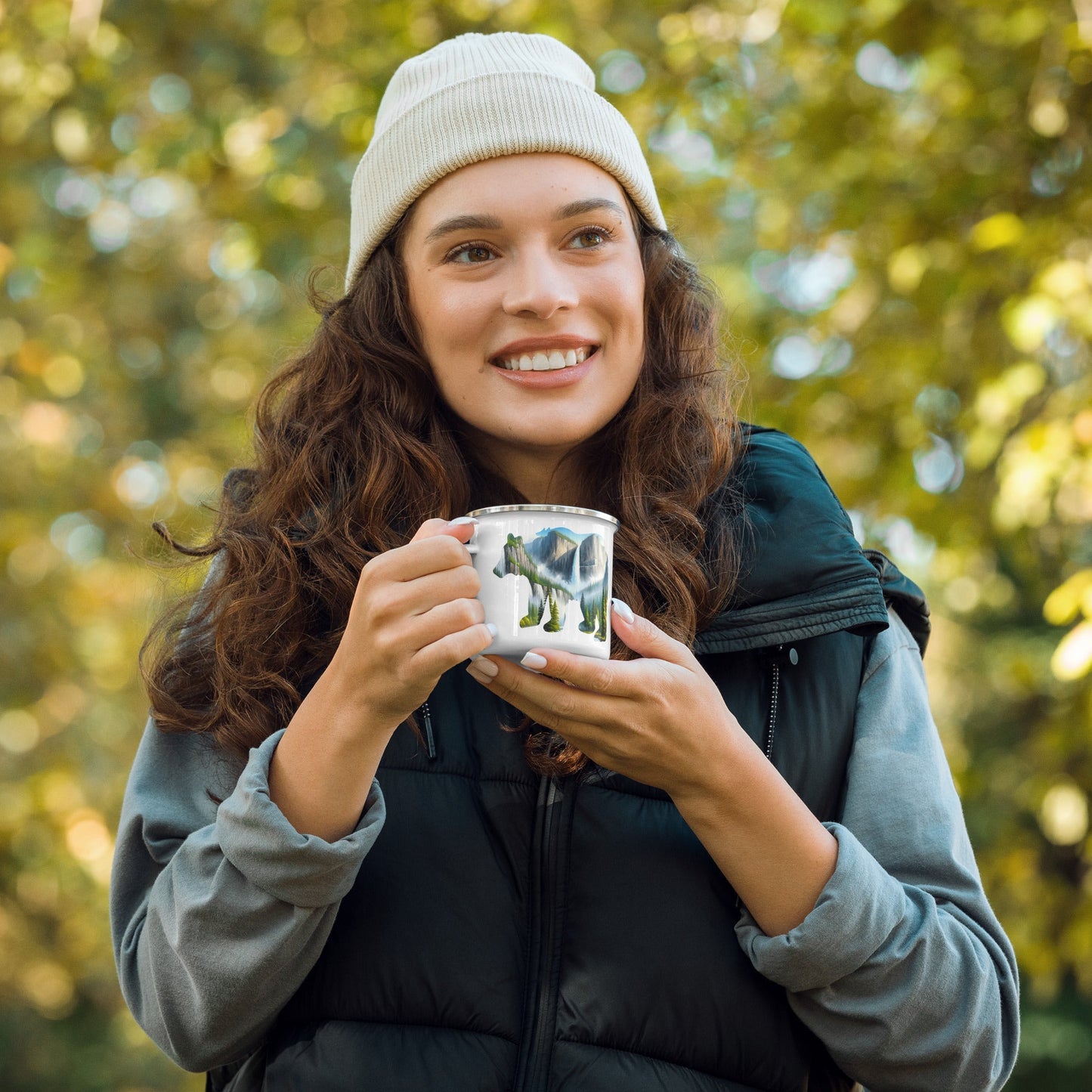 Yosemite Valley Bear Durable Camp Mug
