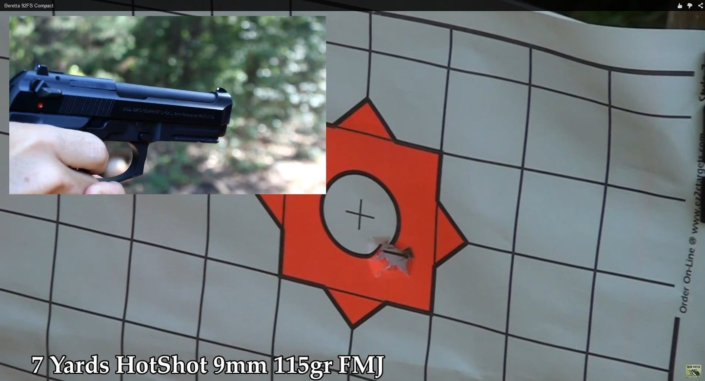 EZ2C Targets Style 7: Four Bullseye Plus Sight in 11”x17” Made in USA