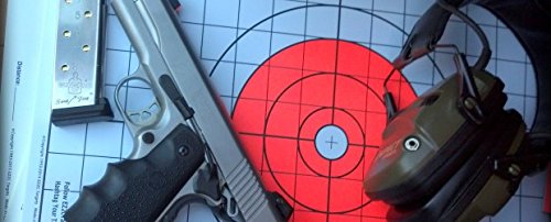 EZ2C Targets Style 5: Bullseye w 1" Grids for Sight-in 11"x17" USA MADE