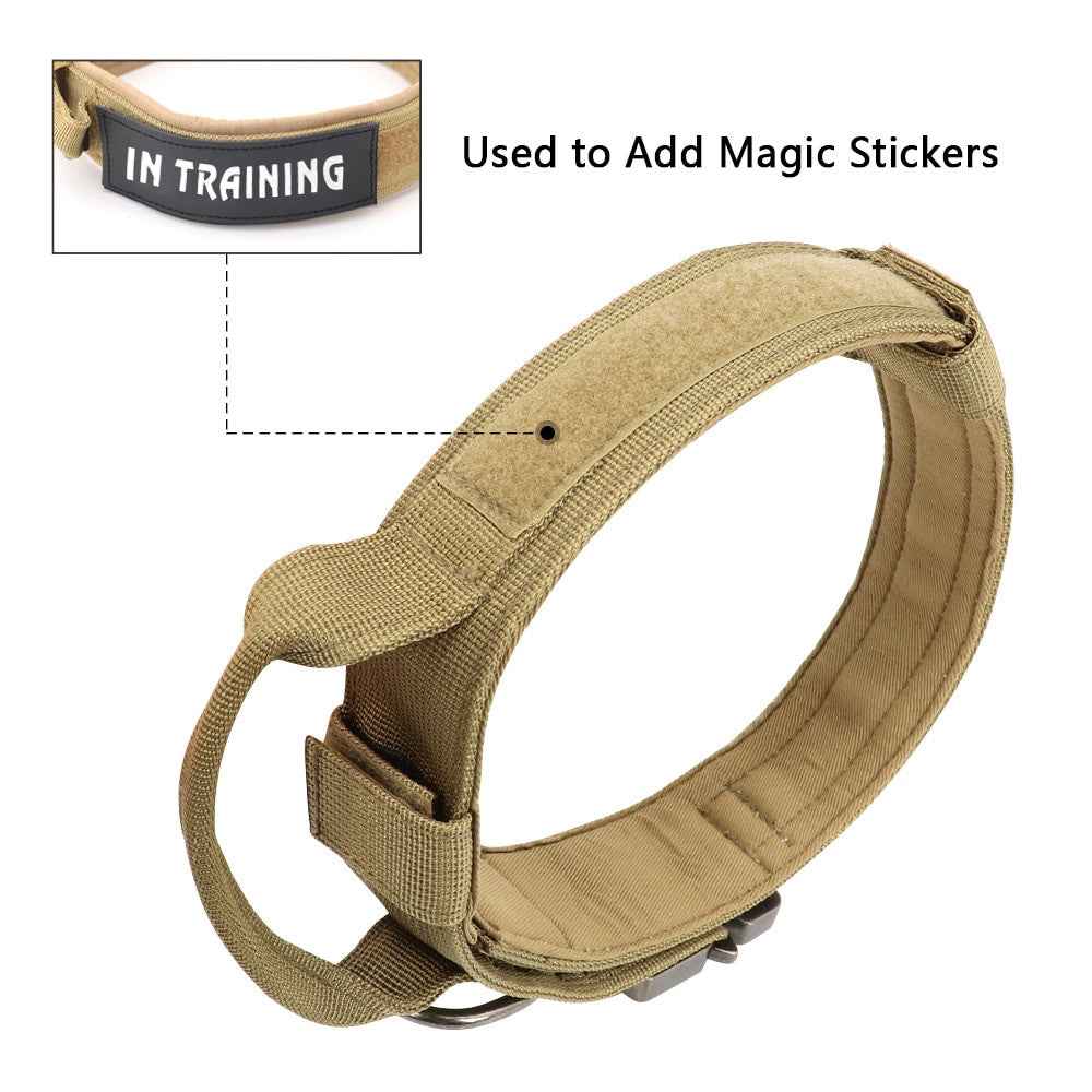 Military Tactical Dog Collar & Leash for Ultimate Control and Comfort