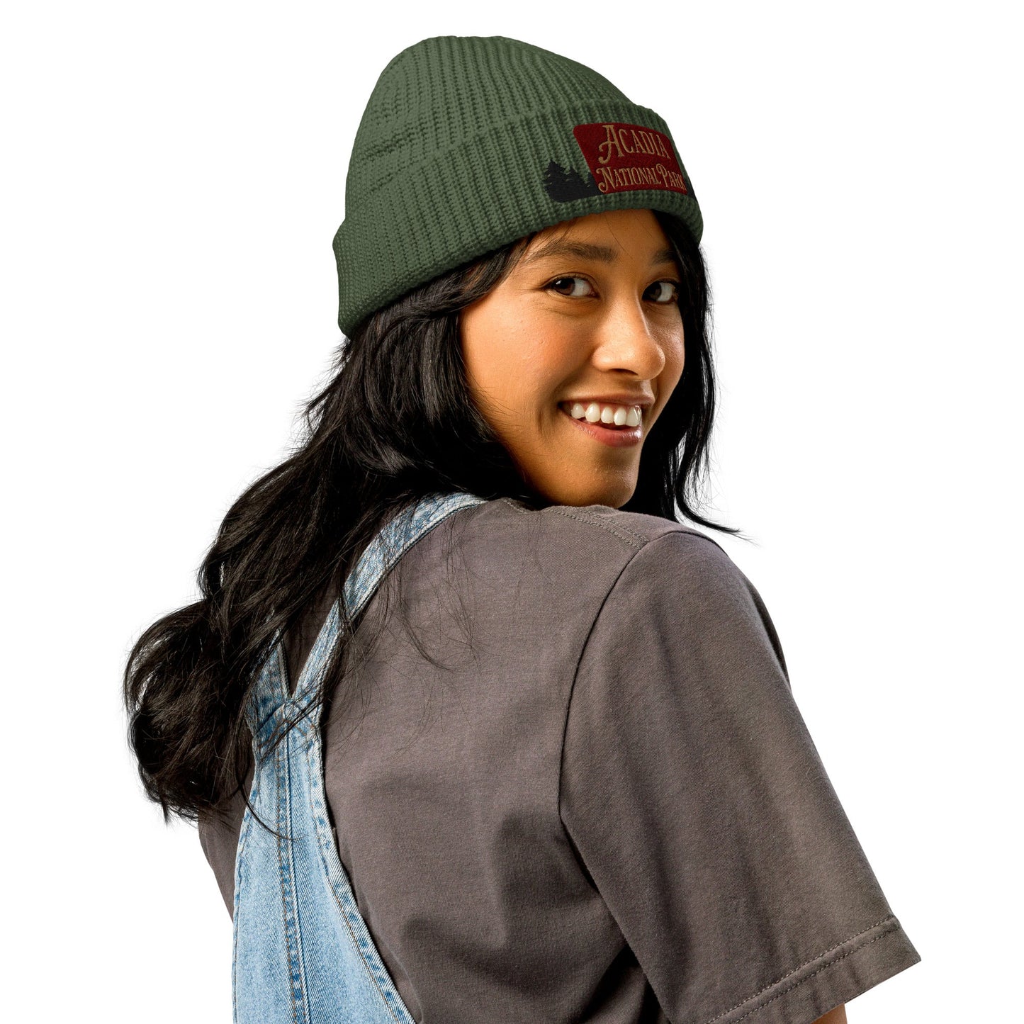 Acadia National Park Embroidered Beanie