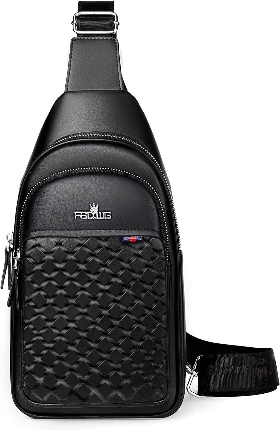 Vegan Leather Sling Backpack – Vintage & Modern