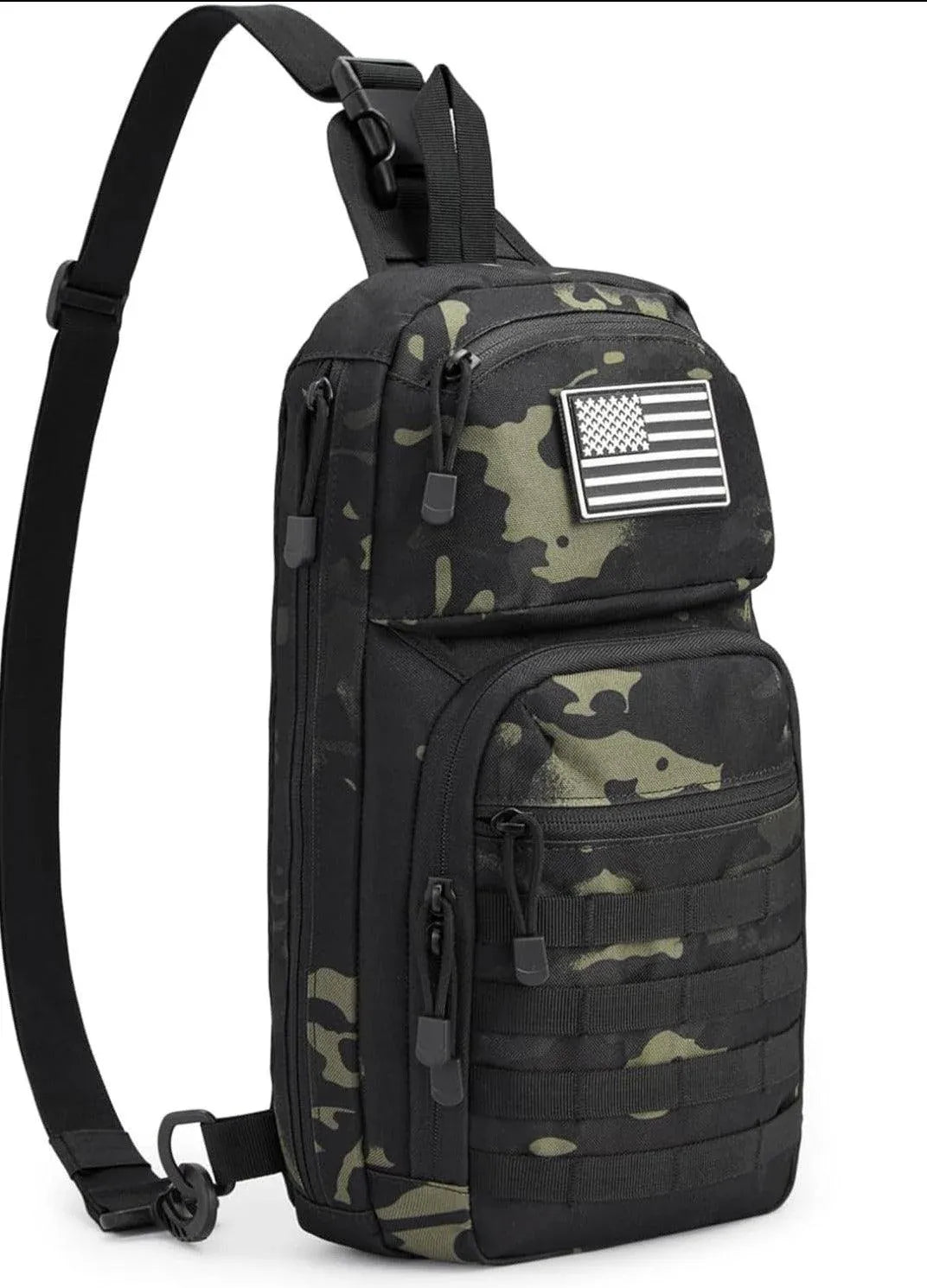10L MOLLE Tactical Sling Backpack – Durable & Mission-Ready