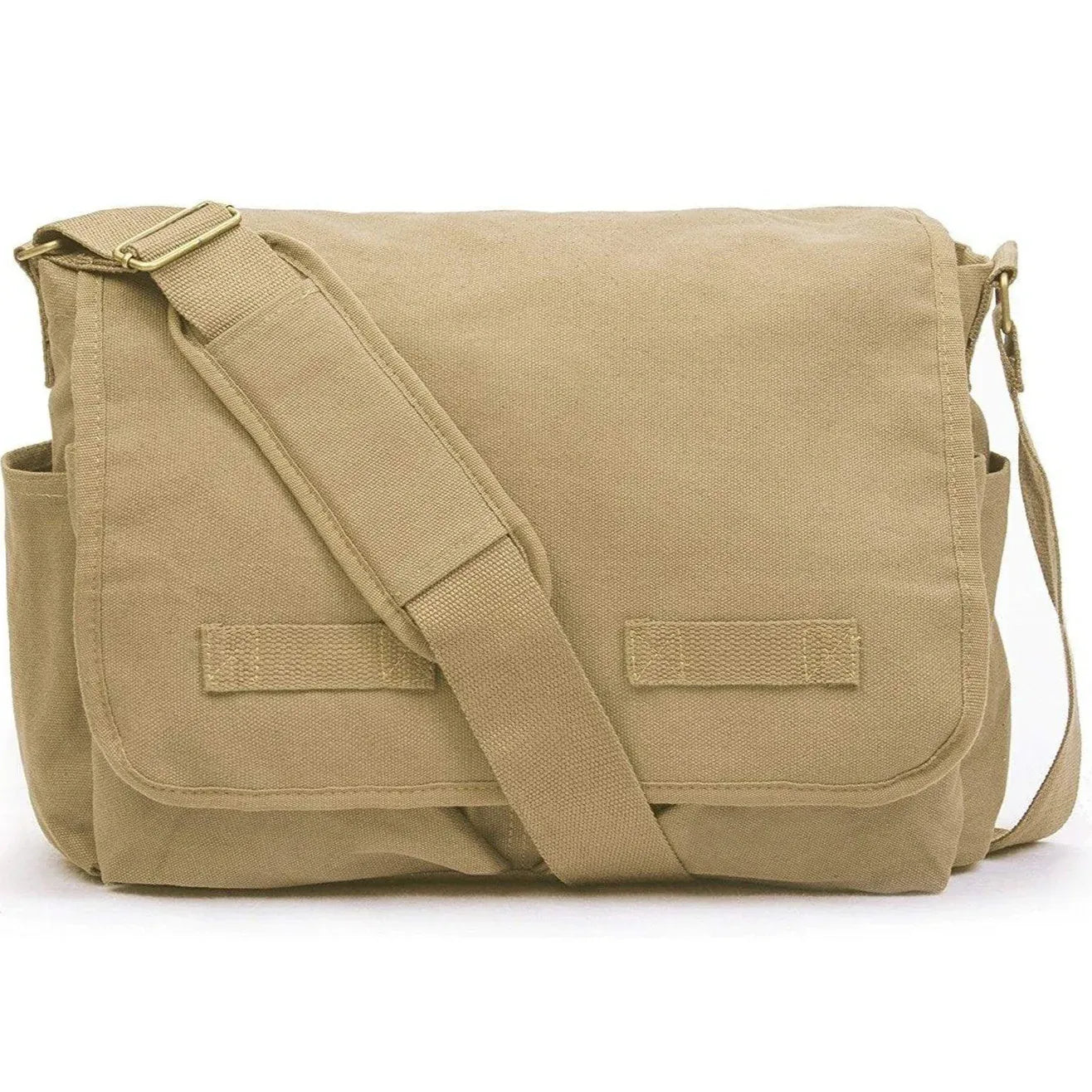 Stylish Messenger Bag – Cotton Canvas Laptop Crossbody