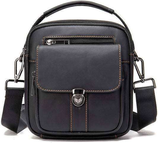 Leather Mini Crossbody Sling Bag – Compact & Refined