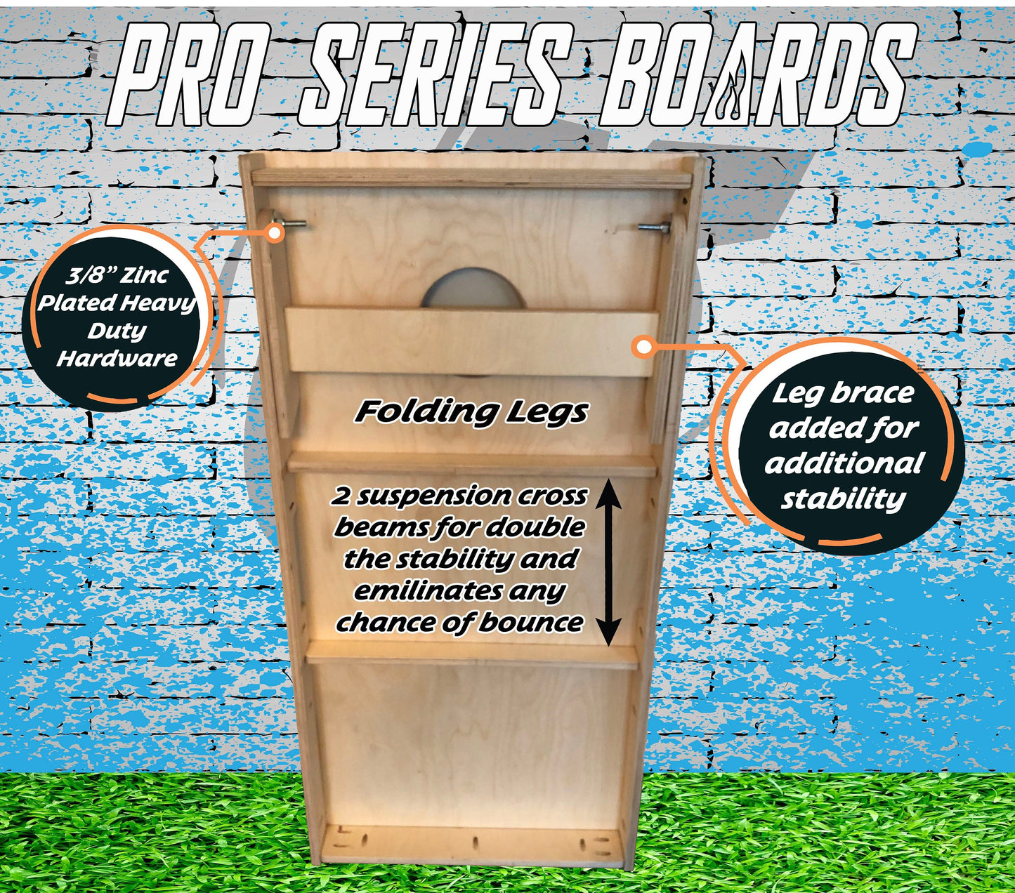 Detroit Baseball Cornhole Boards