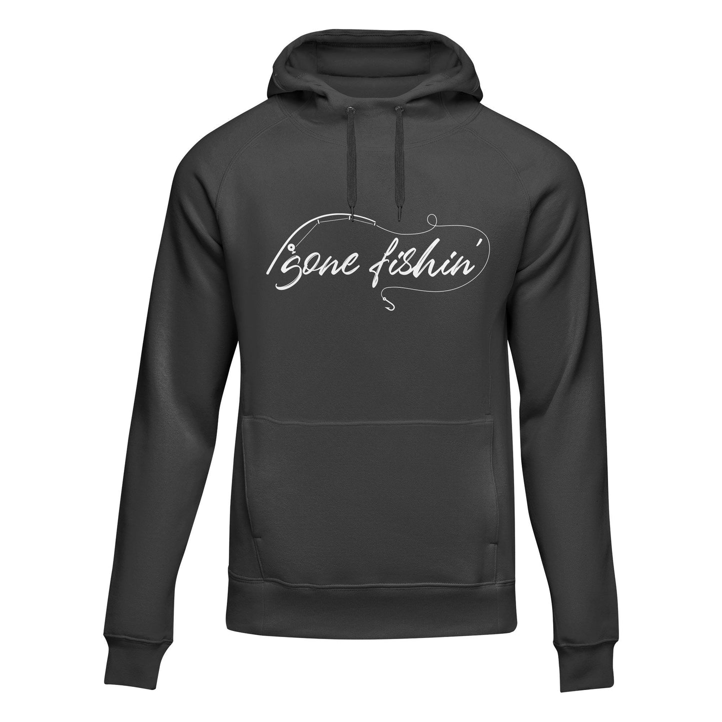 Gone Fishing v2' Adult Fleece Hoodie