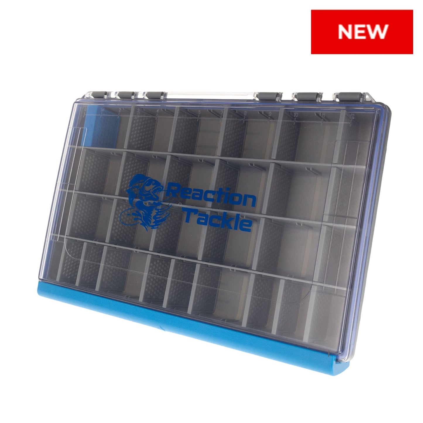 Reaction Tackle Ultra Elite Tackle Tray- Water Resistant with Single Clip Design - New