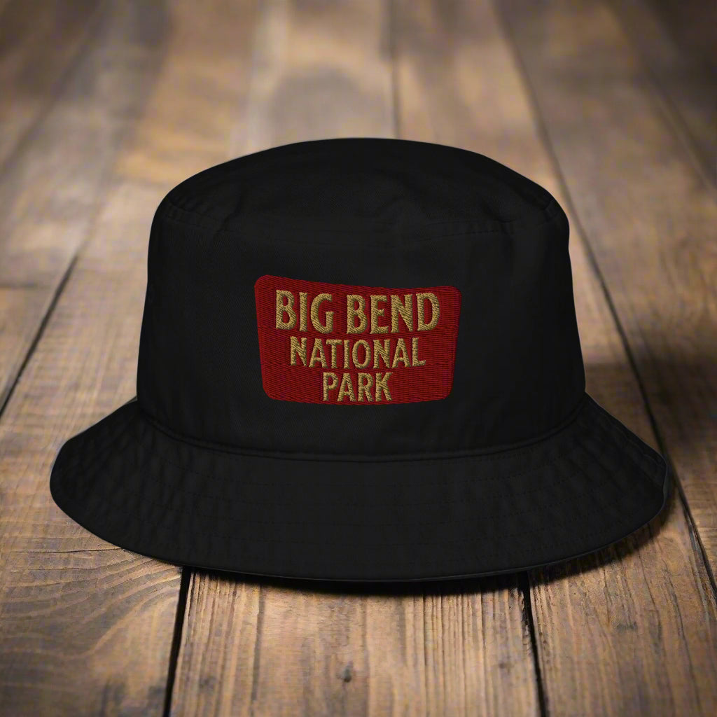 Big Bend National Park Organic Embroidered Bucket Hat