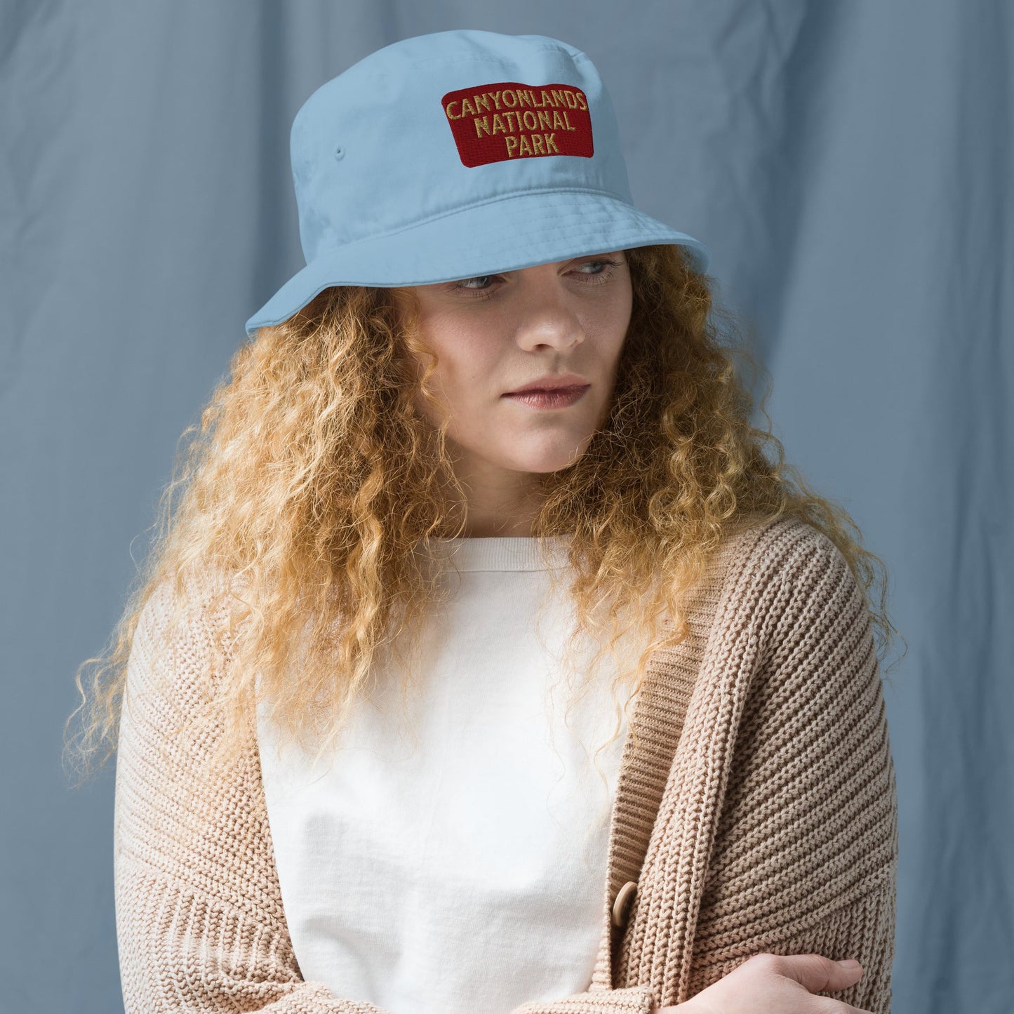 Canyonlands National Park Embroidered Organic Bucket Hat
