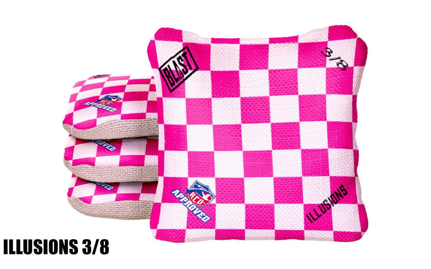 Pink Checkered ACO Pro Bags - All Series/Speeds Available.