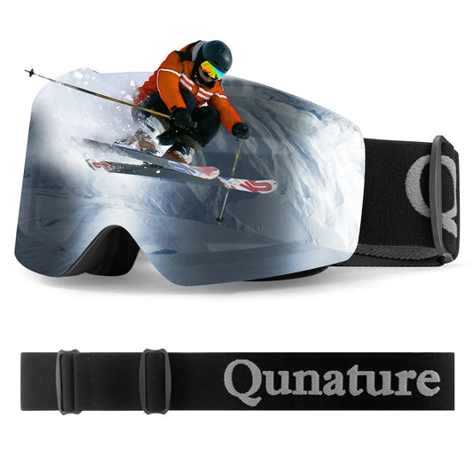 Frameless Anti-fog Ski Goggles with UV400 Protection for Men & Women
