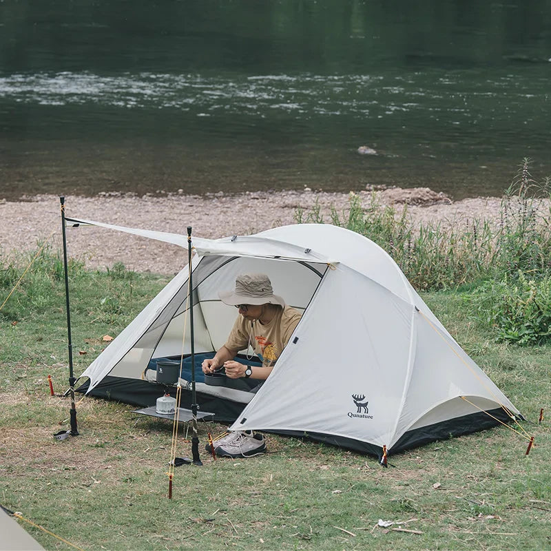 Lightweight Rainproof Tent with Aluminum Rods Easy Setup for Camping