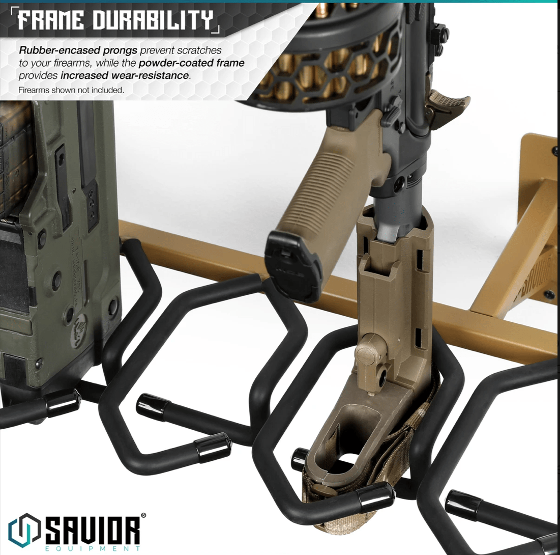 6 Rifle Wall Rack