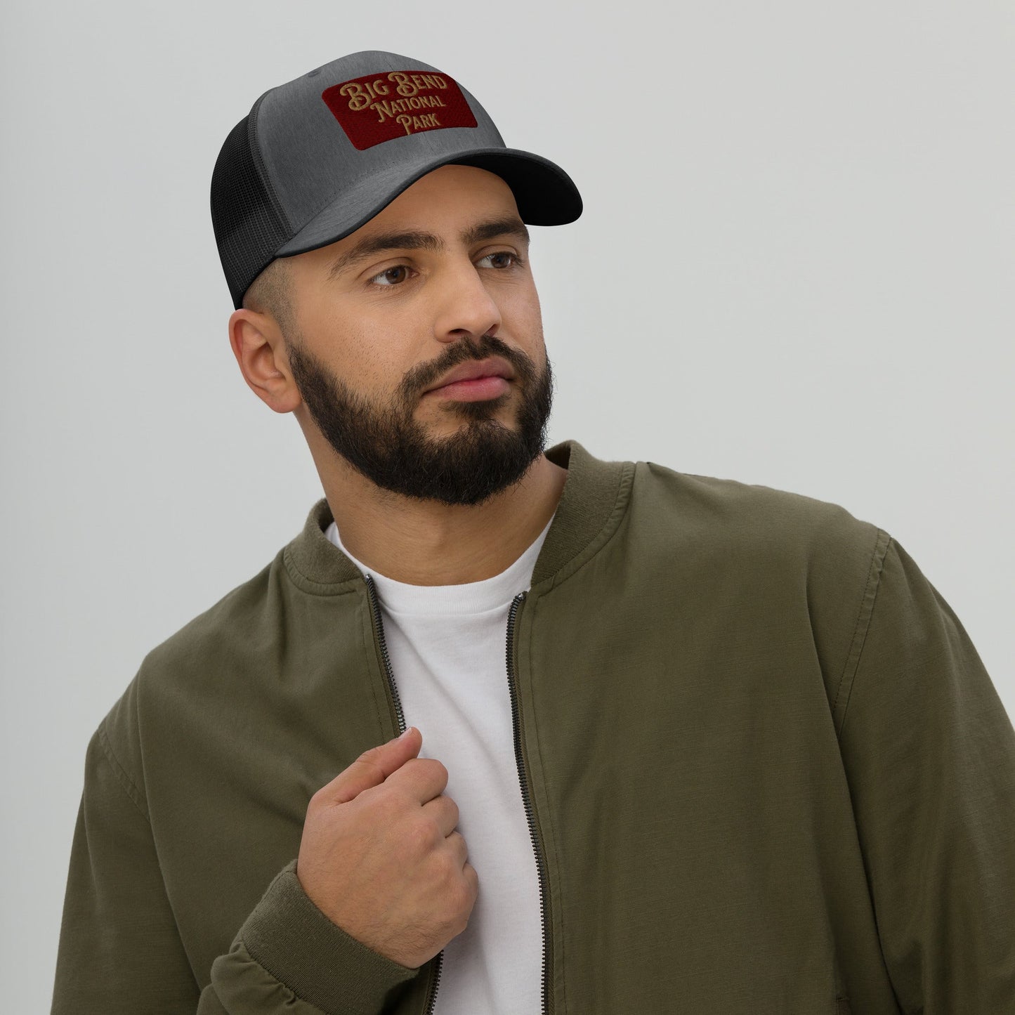 Big Bend Embroidered National Park Sign Trucker Hat