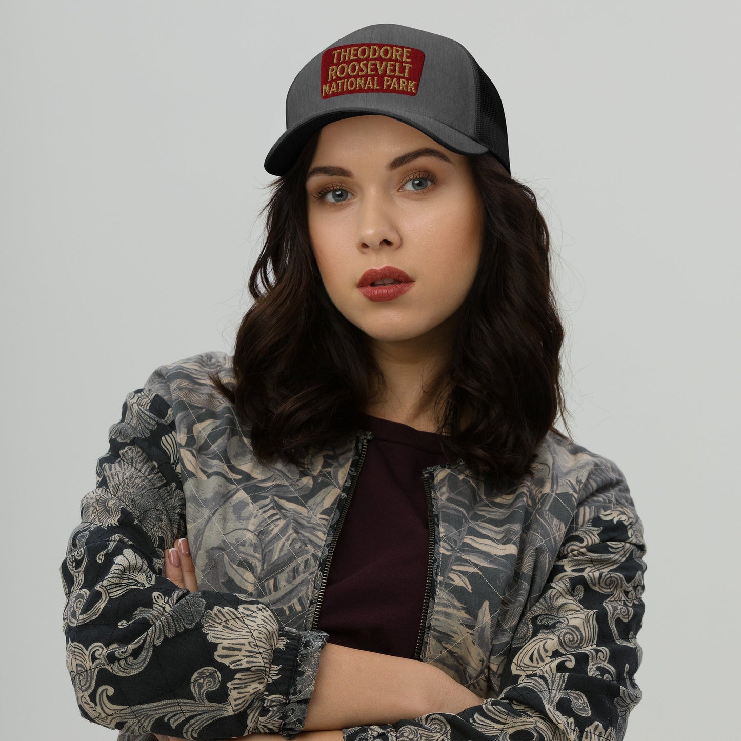 Theodore Roosevelt National Park Embroidered Trucker Hat