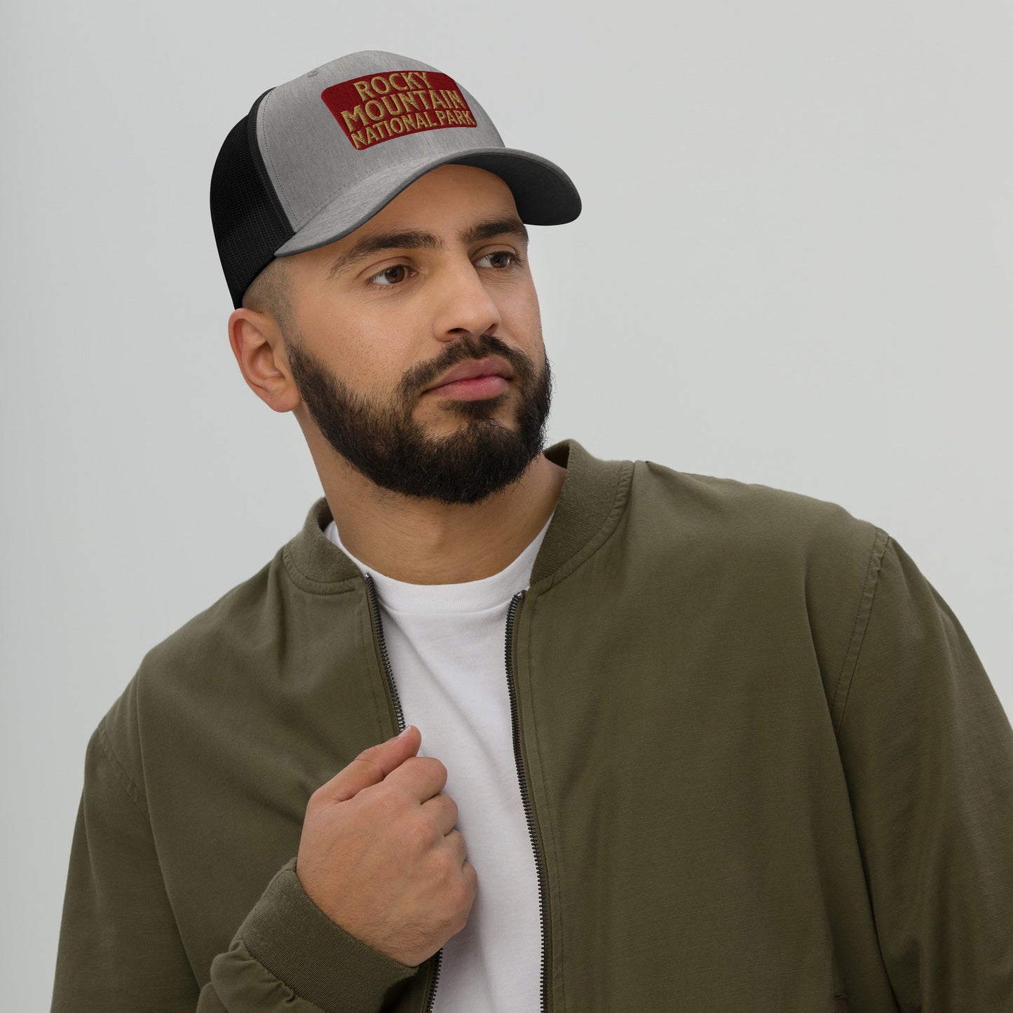 Rocky Mountain National Park Embroidered Trucker Hat