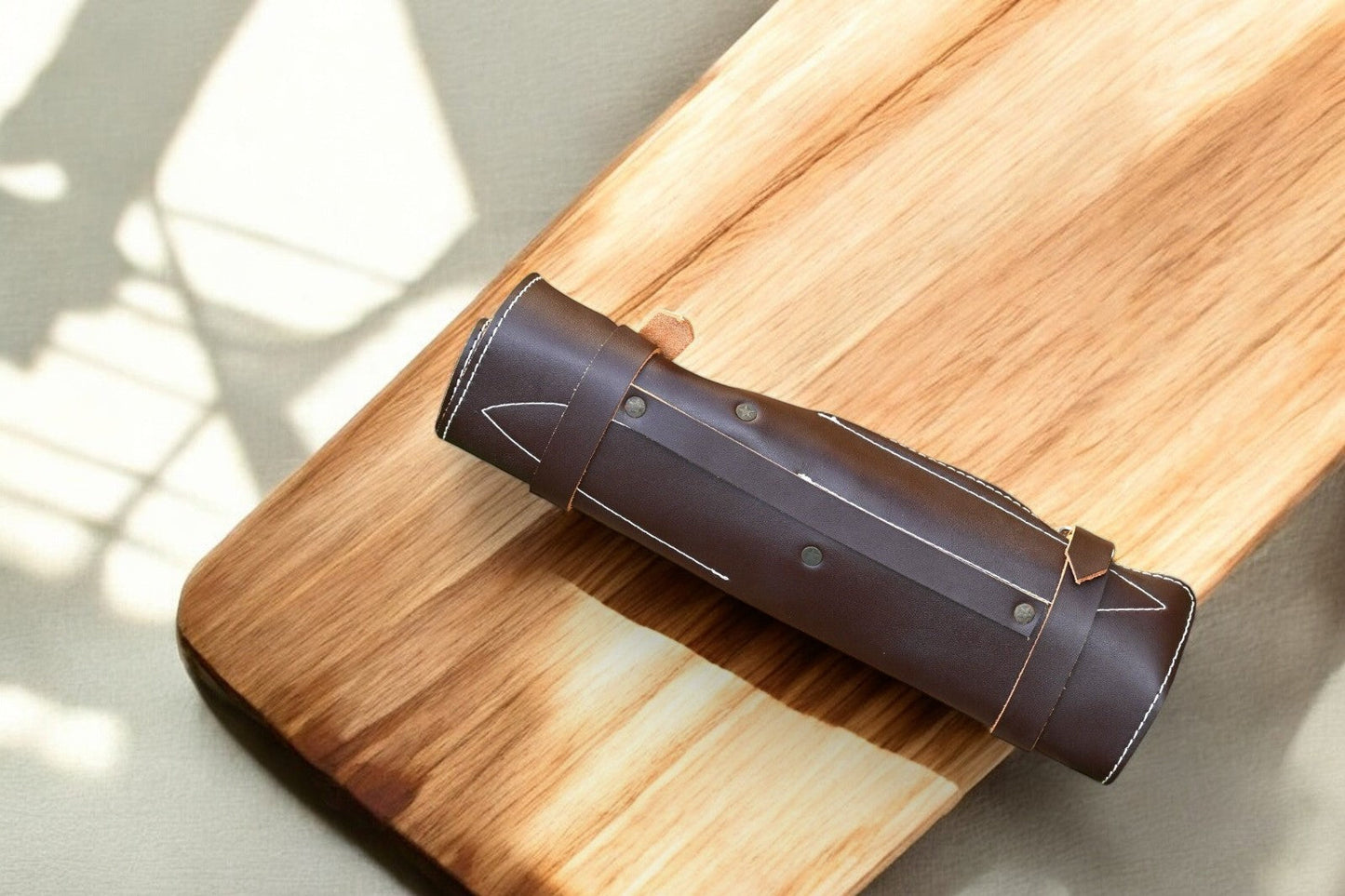 Handmade Damascus Kitchen Knives Set – Epoxy Resin Handles
