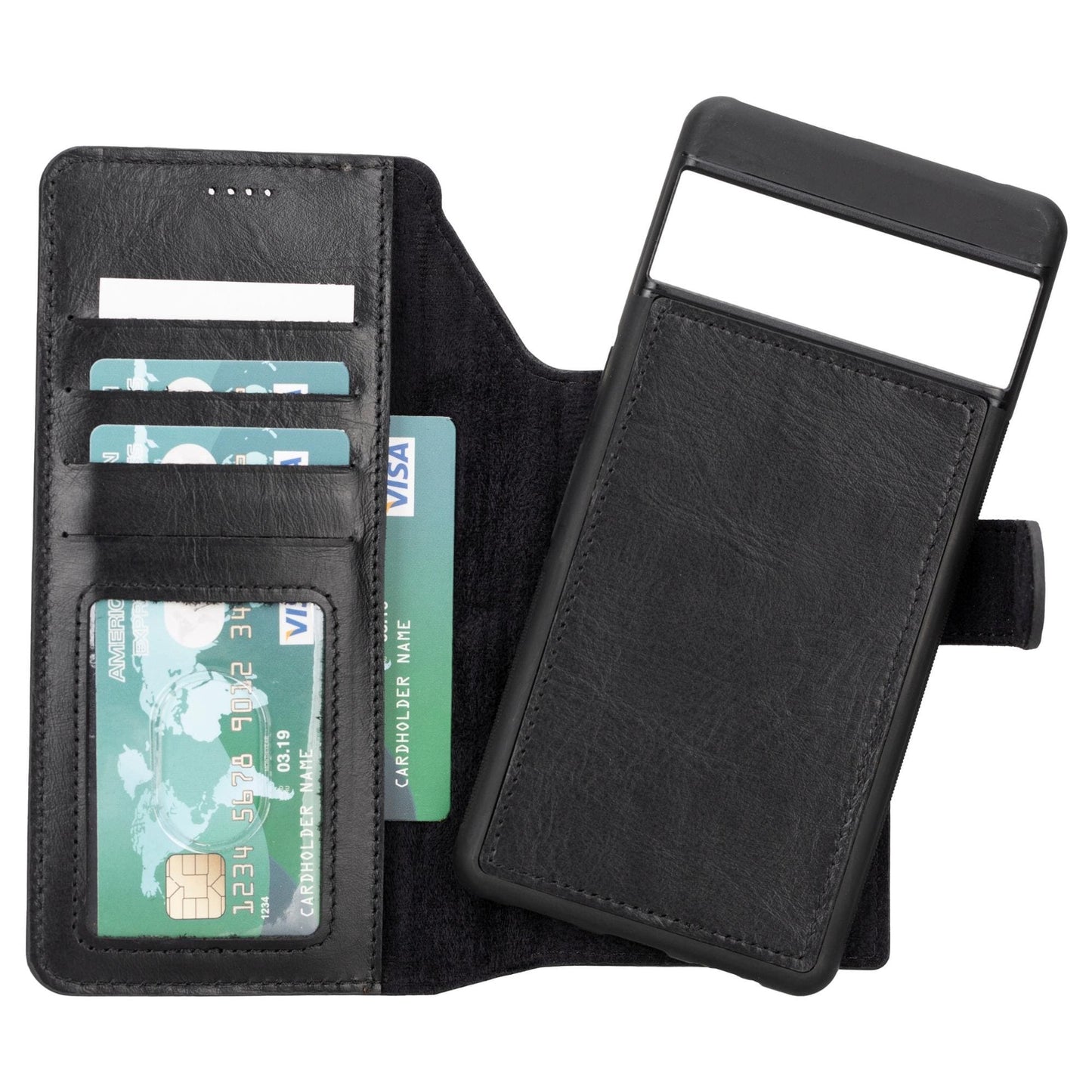 Sheridan Detachable Leather Google Pixel 8 Pro Wallet Case