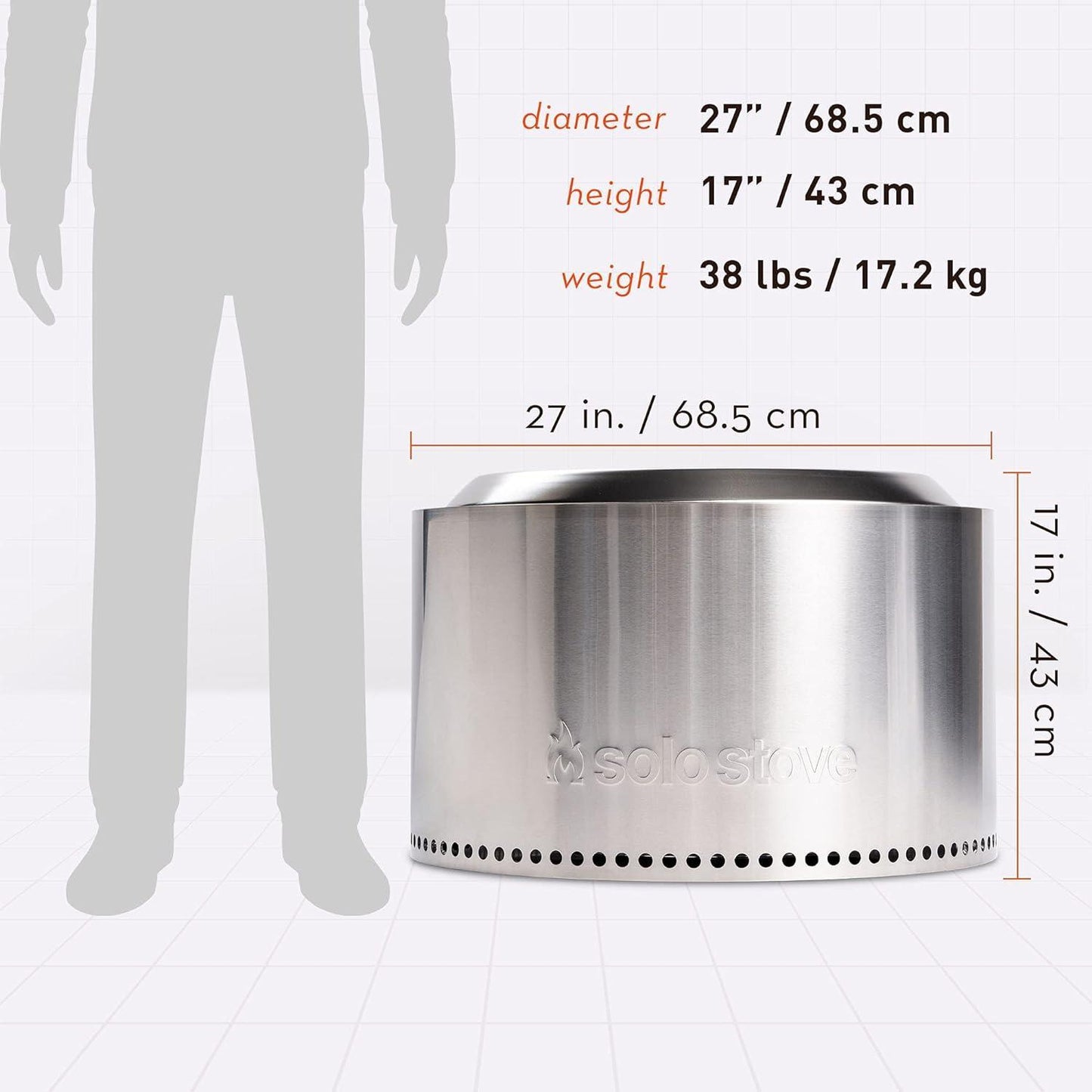 Solo Stove Ranger/Bonfire/Yukon 2.0, Smokeless Fire Pit