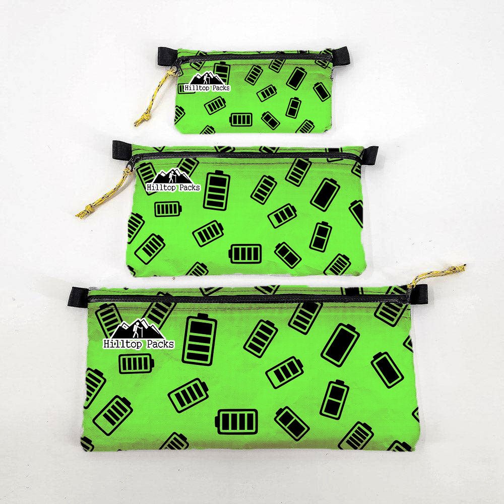 Zipper Pouches KIT Patterns Ultralight D50T fabric
