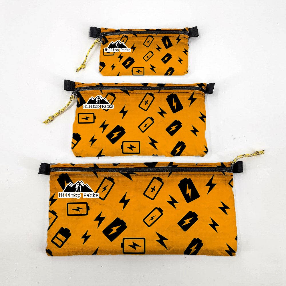 Zipper Pouches KIT Patterns Ultralight D50T fabric